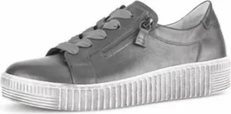 Gabor Womens 73-334 Walking Shoes In Antik Silver