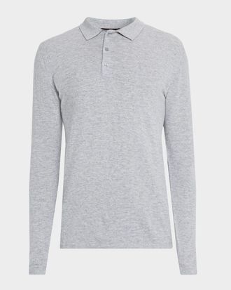 Monfrere Men & apos;s Pierce Cashmere Polo Sweater