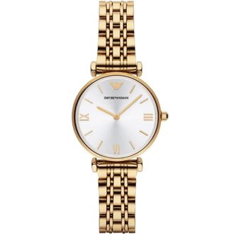 Emporio Armani Accessoires, Dames, Geel, ONE Size, Ar 1877 Horloge