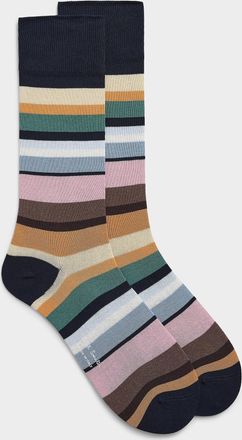 Paul Smith Mens Multi-stripe dress socks