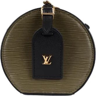 Louis Vuitton Tweedehands leren Louis Vuitton tassen - Dames - Vintage Schoudertas - Bruin - ONE Size - Leer - Vintage