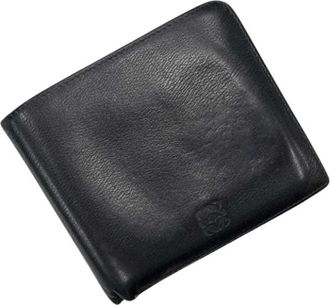 Loewe Pre-owned Wallet (bi-fold) - Heren - Vintage Accessoires - Zwart - ONE Size - Leer - Vintage