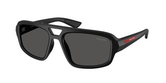 Prada PS B11SU 1BO08Z Mens Sunglasses Black Size 57