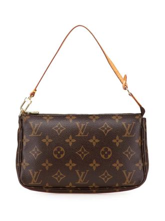 Louis Vuitton 2000 Monogram Pochette Accessoires shoulder bag - women - Canvas - One Size - Brown