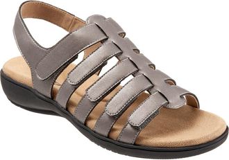 Trotters Tiki Slingback Sandal in Pewter Metallic at Nordstrom, Size 10.5