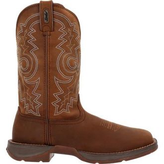 Durango Steel Toe Pullon Western Boot in Brown at Nordstrom, Size 11.5