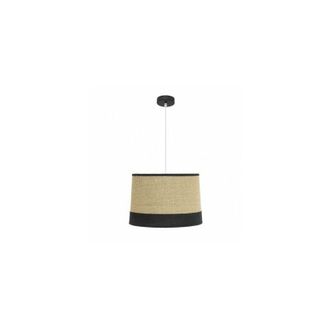 Fabrilamp Colgante De Techo Modelo Tietar De Saco Y Detalle Negro - Fabrilamp