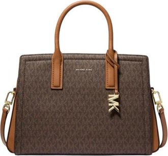 Michael Kors Stijlvol Leren Handtas - Dames - Handtassen - Bruin - ONE Size - Tassen