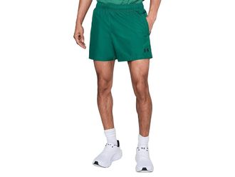 Under Armour Tech Woven 5-inch Shorts Mens Workout Rack Green/Black : 2XL 5, Polyester