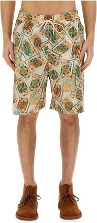 Dr&ocirc;le de Monsieur Le Short Jeu de Cartes - - Shorts - Uomo - Multicolore - S