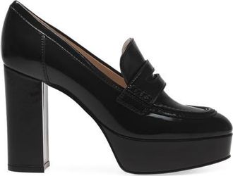 Gianvito Rossi Hadden Mocassin in Black Lamb Leather at Nordstrom, Size 37.5