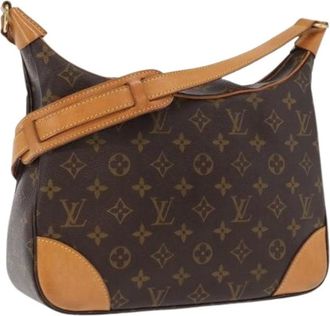 Louis Vuitton Pre-owned Shoulder Bags, female, Brown, Size: ONE SIZE Pre-owned Vintage Canvas Shoulder Bag