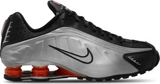 Nike Mens Shox R4 - Shoes Metallic Silver/Metallic Silver/Picante Red Size 10.0