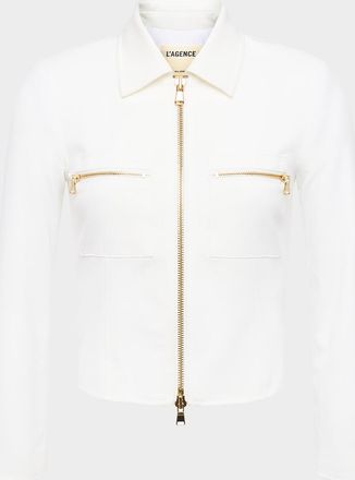 L'agence Calianna Zip-Front Shacket