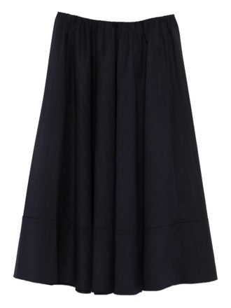 Maje Gonna midi con vita elasticizzata - Blu