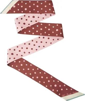 Fendi (WMNS) Fendi SS26 Wrappy Silk Scarf Burgundy Pink FXT011AWEYF1VHA