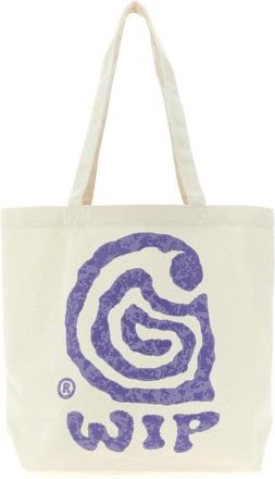Carhartt Work in Progress Bolso Tote de Lona con Gr&aacute;fico - Bags - Hombre - Blanco - ONE SIZE