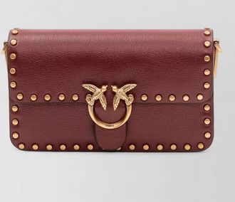 Pinko love bag leather clutch bag