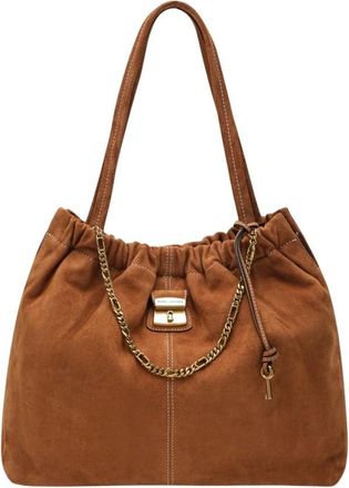 Marc Jacobs Suede Cristina Tote - Dames - Shoppers - Bruin - ONE Size - Leer - Tassen