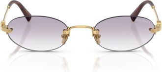 Miu Miu MU A54S Zonnebril - unisex - Zonnebrillen - Geel - 51 MM - Accessoires