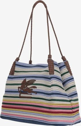 Etro Etro Hobo Bags - Libra Medium Fabric Shopping Bag - Gr. unisize - in Bunt - für Damen