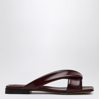 Bottega Veneta Mule flat Riva color Barolo