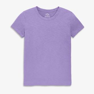 primary Adult Classic Slub Crewneck Tee in Iris at Nordstrom, Size Xx-Large