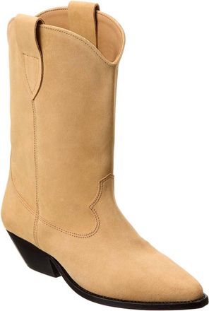 Isabel Marant Womens Duerto Suede Boot In Beige