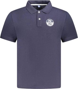 North Sails Klassiekvallend Poloshirt Korte Mouwen - Heren - Polos - Blauw - L - Katoen - Tops