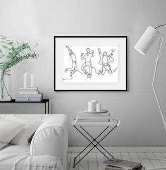 Queence Bild »Dance Monkey« Bilder von Frauen Bilder von Männern Kunst Menschen Tanz