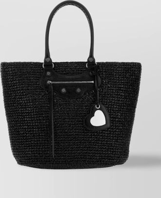 Balenciaga le cagole large nylon tote bag