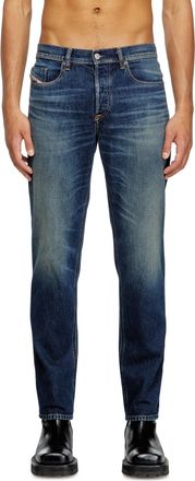 Diesel Regular Jeans Regular Waist 2023 D-Finitive, Dark blue, Button fly