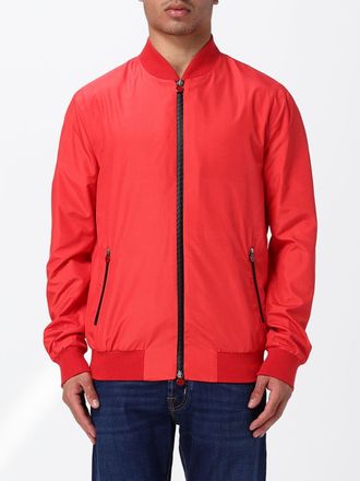 Kiton Bomber in tessuto tecnico stretch con chiusura a zip