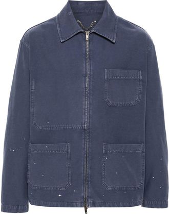 Golden Goose distressed denim jacket - men - Cotton - 50 - Blue
