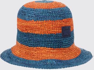 Paul Smith Cappello in rafia a righe bicolor