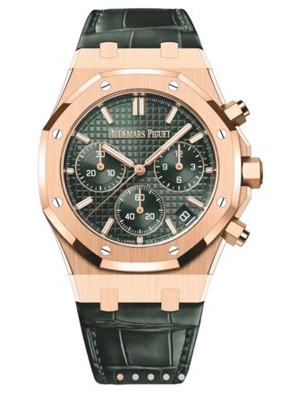 Audemars Piguet Grren Royal Oak Selfwinding Chronograph 50th Anniversary 41mm Watch