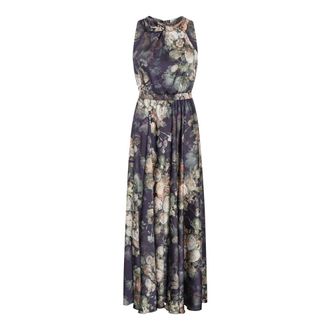 Karmamia Maxi Jurken - Dames - Jurken - Blauw - Maat: L/Xl