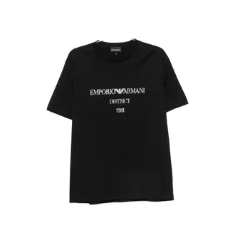 Emporio Armani Logo-print Crew-neck T-shirt