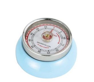 Zassenhaus Magnetic Retro 60 Minute Kitchen Timer, 2.75-Inch in Light Blue at Nordstrom