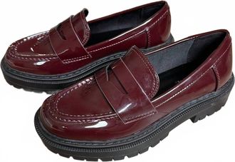 Soda Womens Eureka Loafer In Burgundy