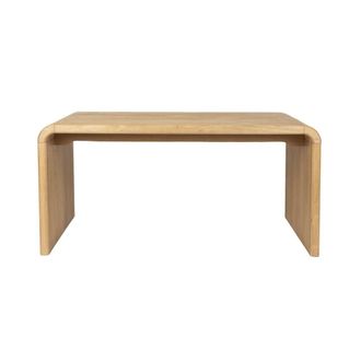Zuiver Mesa de comedor de madera maciza chapada en roble claro L160 cm