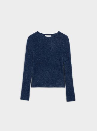 Contemporaine Womens Shimmering chenille sweater