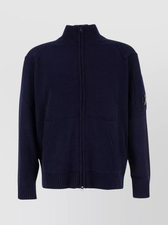 C.P. Company wool zip-up knit cardigan
