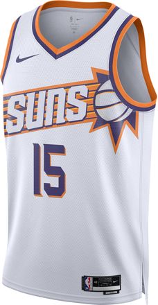 Nike Devin Booker Phoenix Suns Association Edition Nike Mens Dri-FIT NBA Swingman Jersey in White | DV4851-110