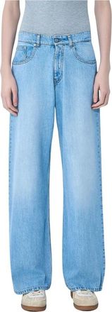 ERL Jeans - Heren - Loose Fit Jeans - Blauw - L - Jeans