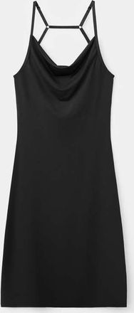 Mango Vestito midi schiena scoperta nero - Donna - XS - MANGO