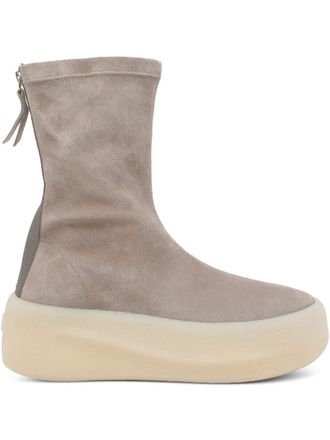 Vic Mati&eacute; 70mm Magnifico zip round-toe ankle boots - Neutrals