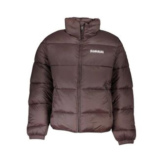 Napapijri Bruine Polyamide Herenjas - Heren - Winterjassen - Bruin - 2XL - Jassen