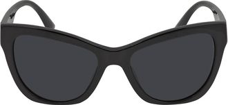 Versace Dark Grey Cat Eye Ladies Sunglasses VE4417U GB1/87 56