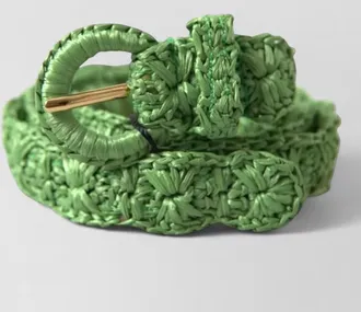 Dolce & Gabbana viscose woven skinny waist belt